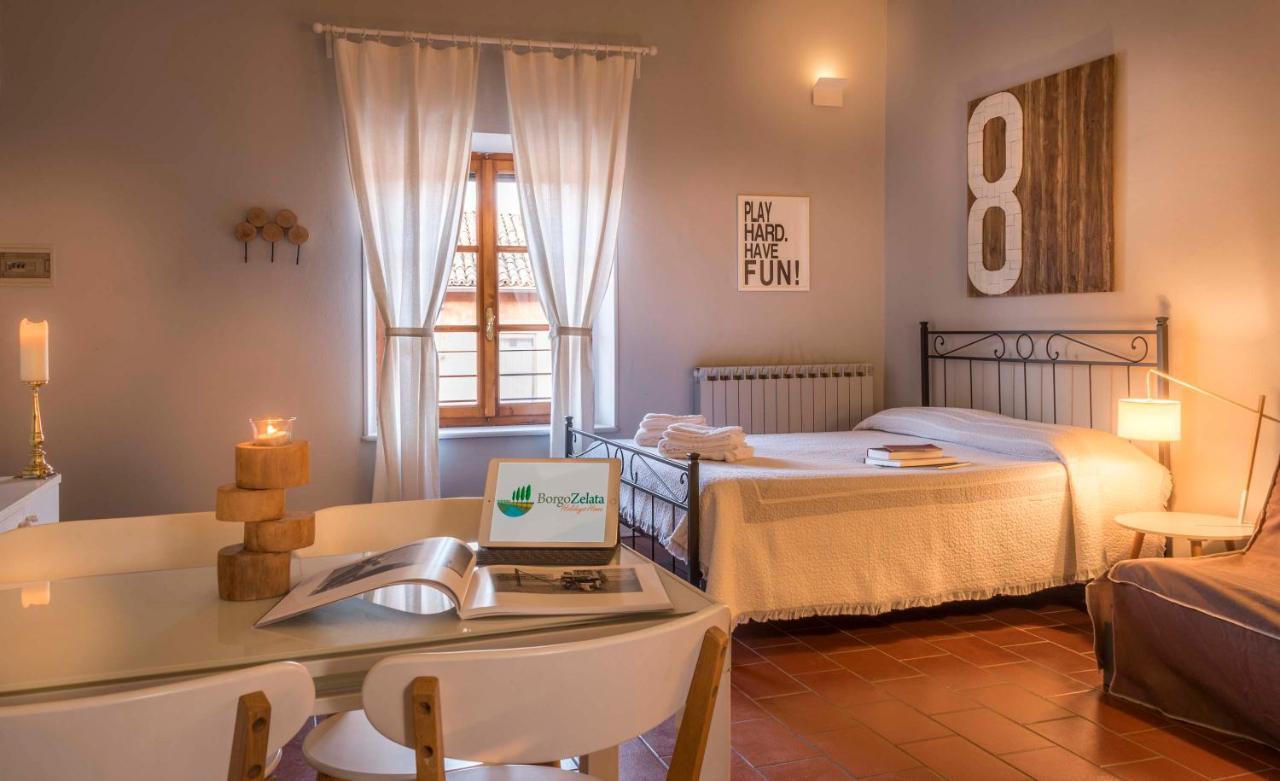 Borgo Zelata Aparthotel Bereguardo Bagian luar foto